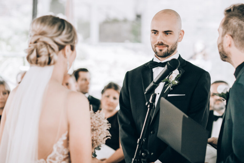 Wedding Ceremony at Aster Cafe, River Room, St