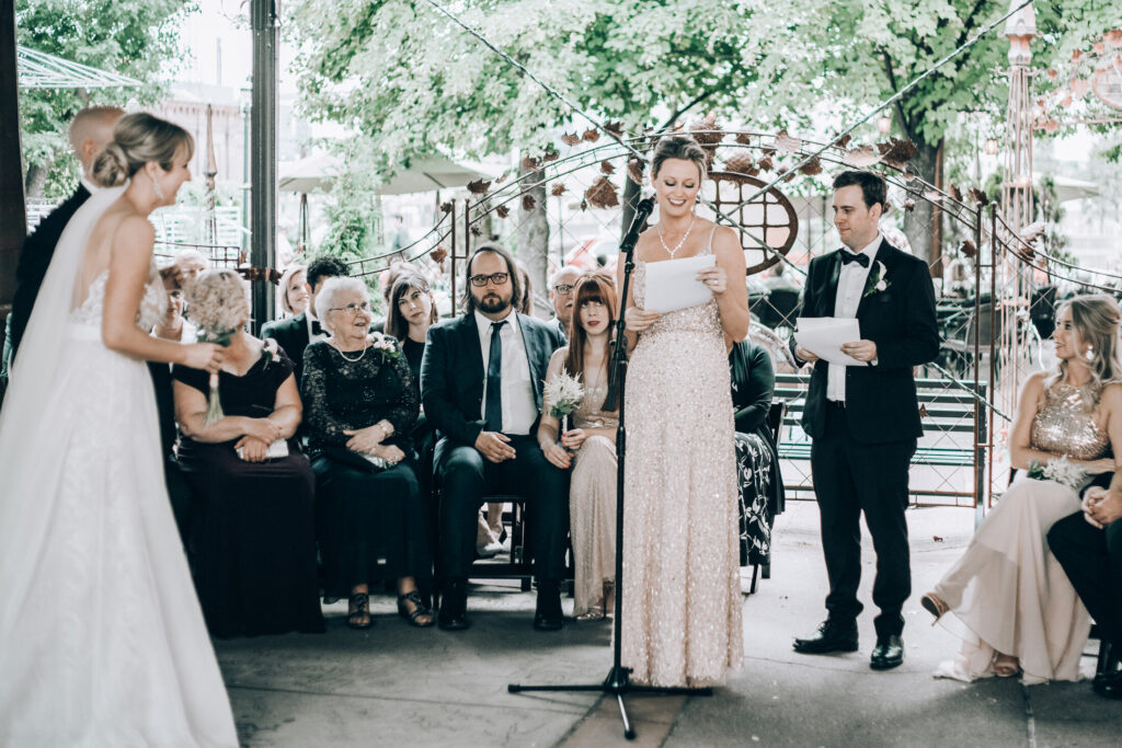 Wedding Ceremony at Aster Cafe, River Room, St