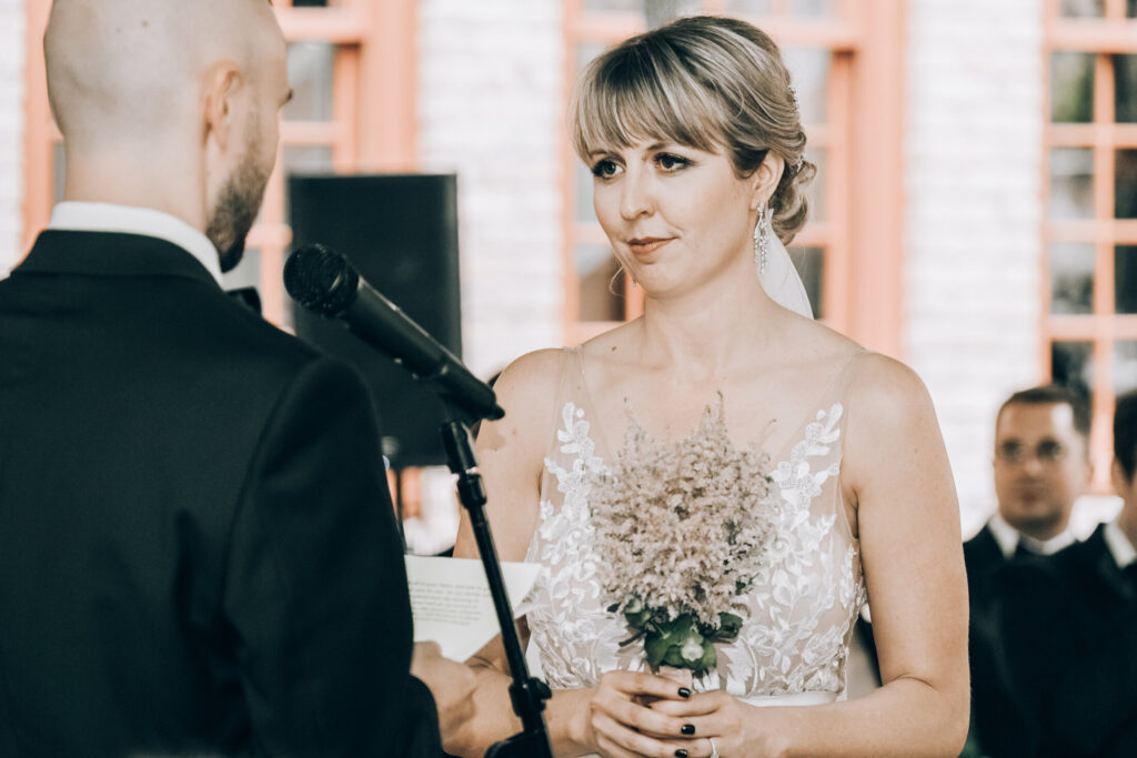 Wedding Ceremony at Aster Cafe, River Room, St