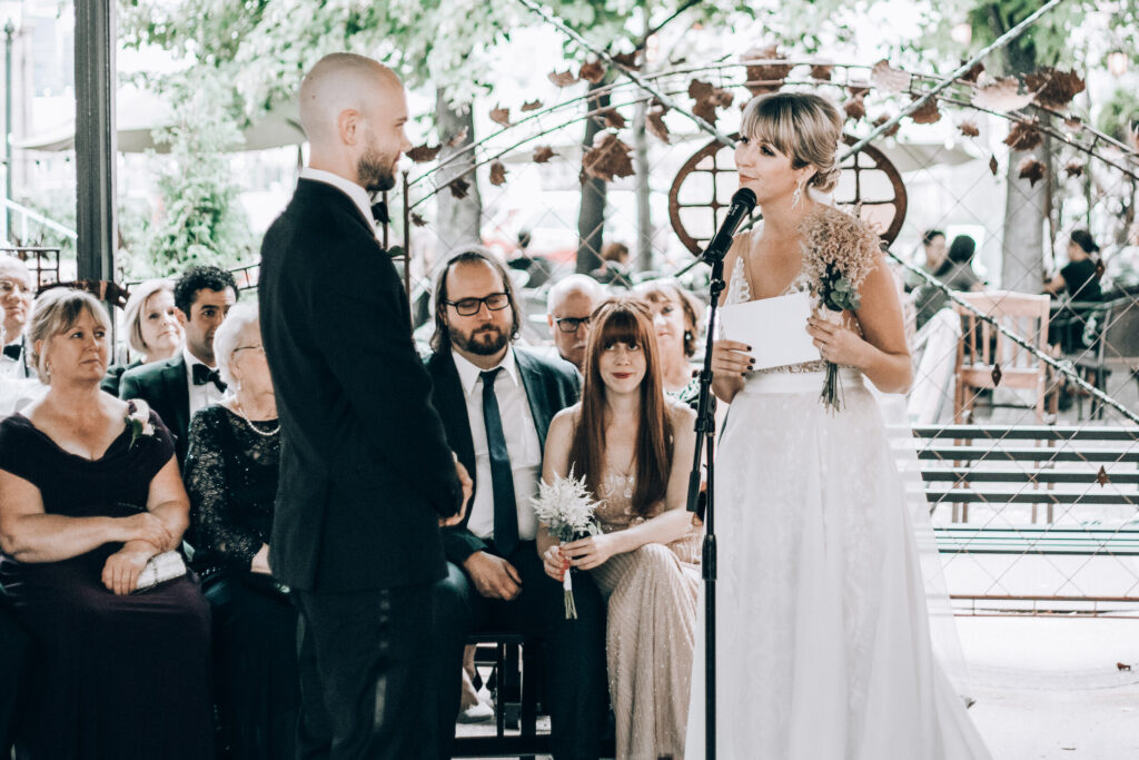 Wedding Ceremony at Aster Cafe, River Room, St